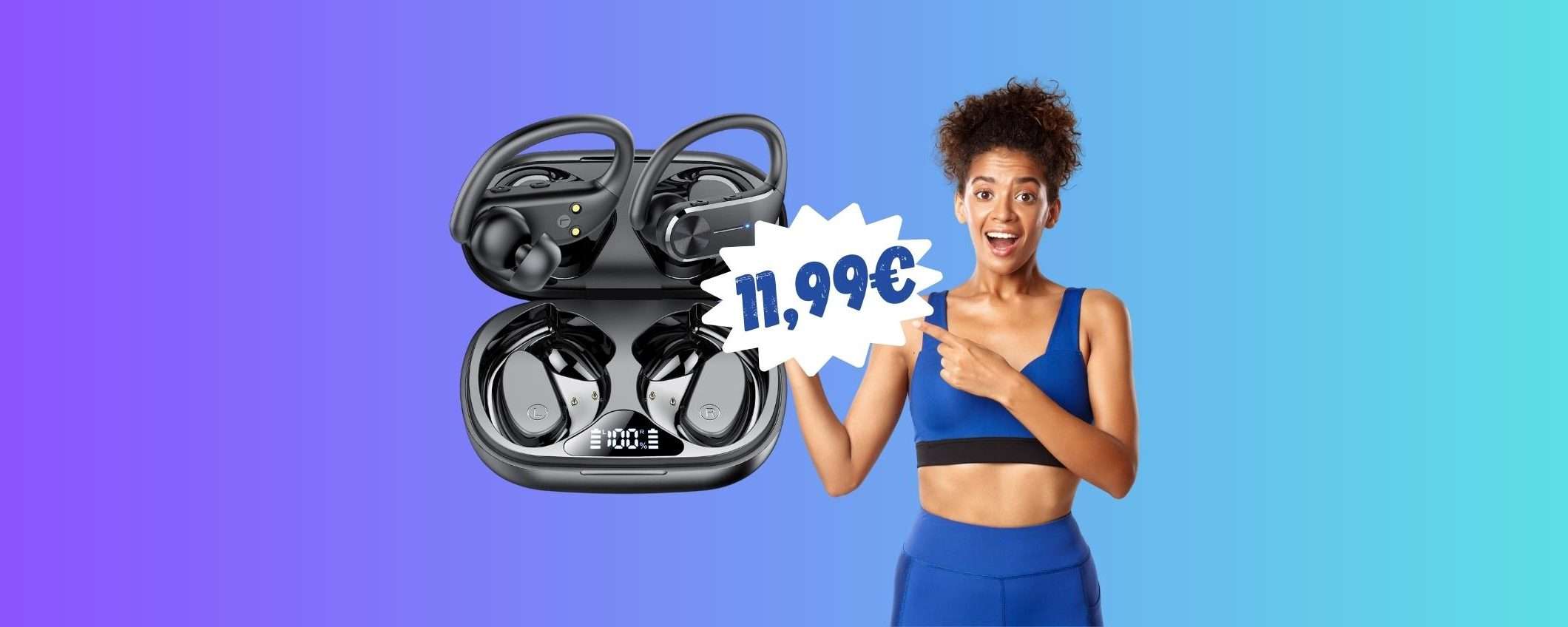 Auricolari Bluetooth per gli sportivi a PREZZO SHOCK (11,99€) Auricolari Bluetooth per gli sportivi a PREZZO SHOCK (11,99€)