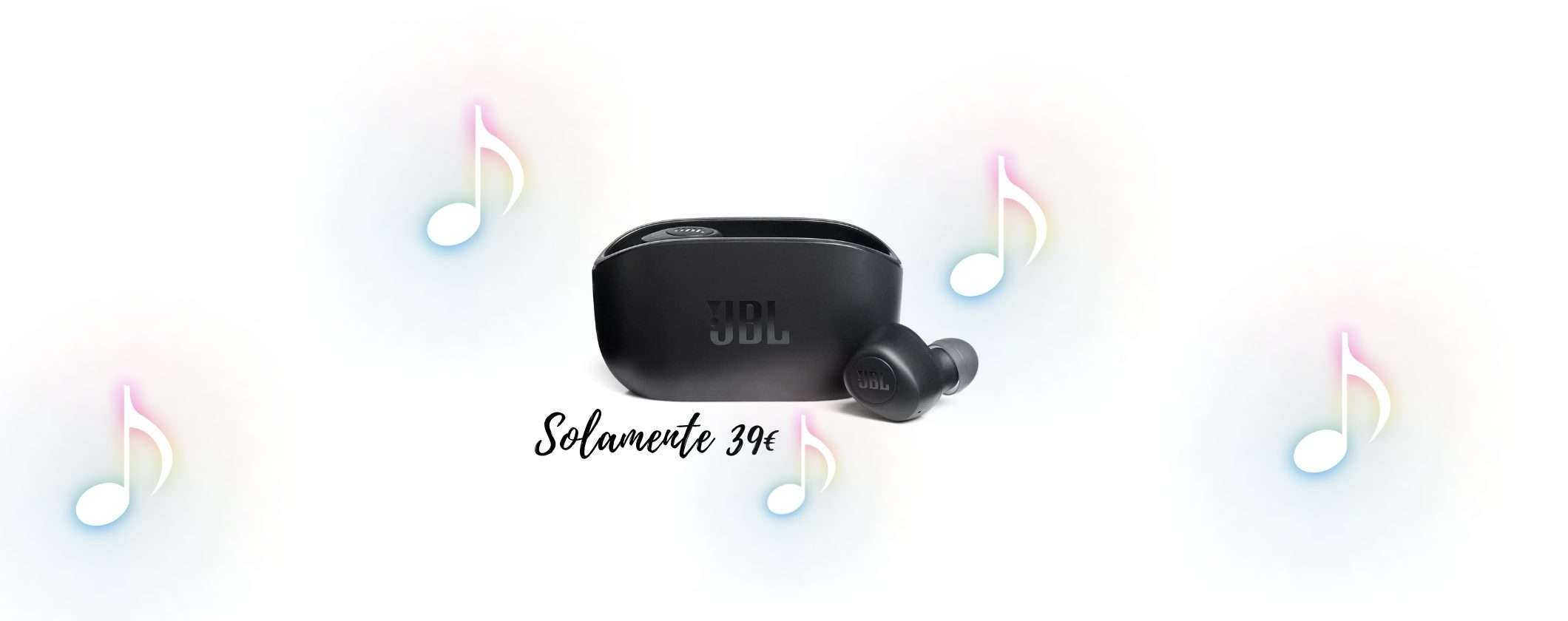 Auricolari JBL WAVE 100: scopri la vera potenza a soli 34€ Auricolari JBL WAVE 100: scopri la vera potenza a soli 34€