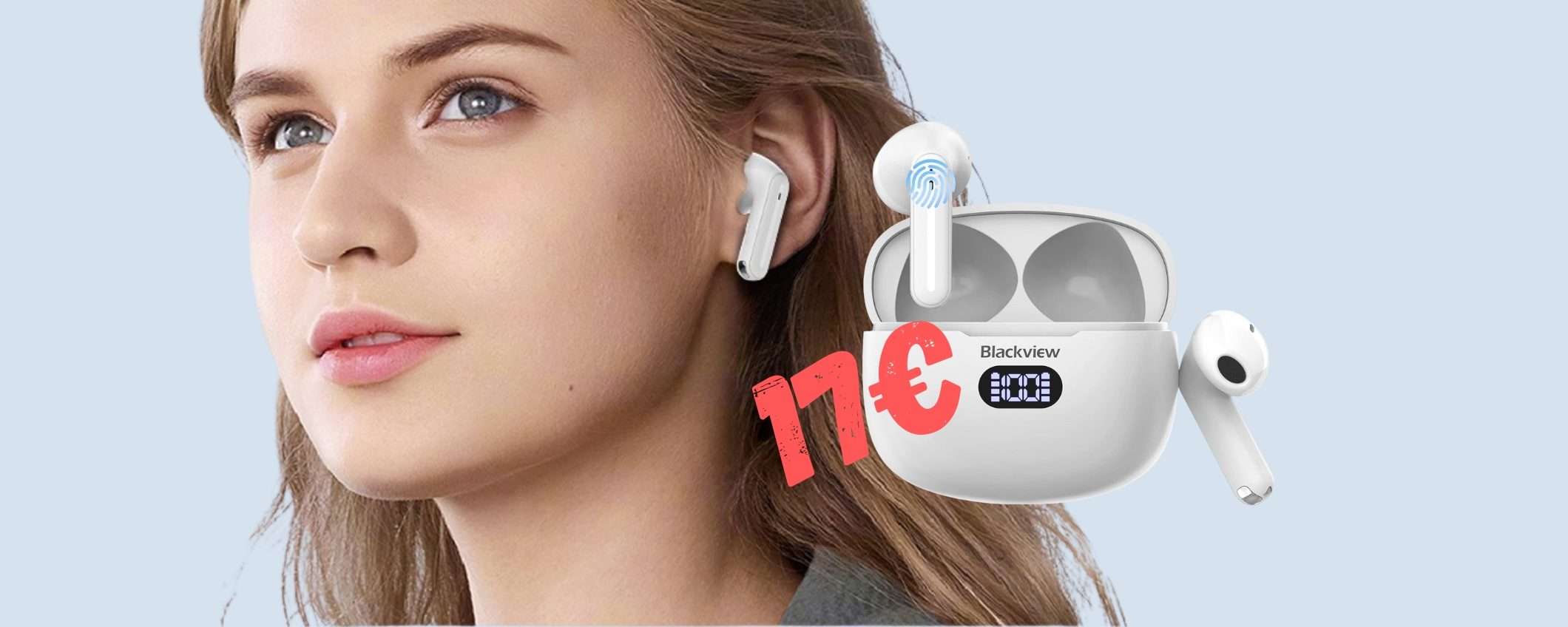 Blackview AirBuds 7: auricolari wireless ECCEZIONALI a soli 17€ Blackview AirBuds 7: auricolari wireless ECCEZIONALI a soli 17€