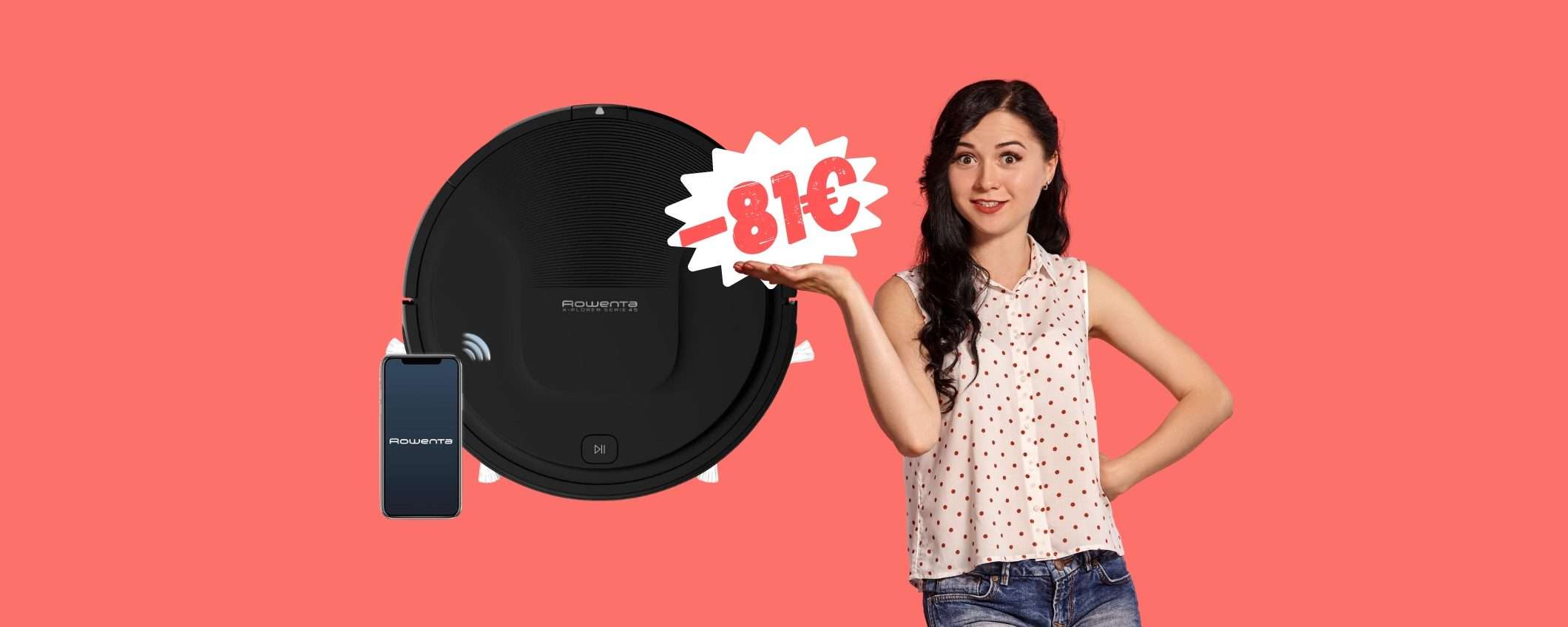 BOMBA di Amazon per il robot 3 in 1 Rowenta X-Plorer S45 (-81€) BOMBA di Amazon per il robot 3 in 1 Rowenta X-Plorer S45 (-81€)