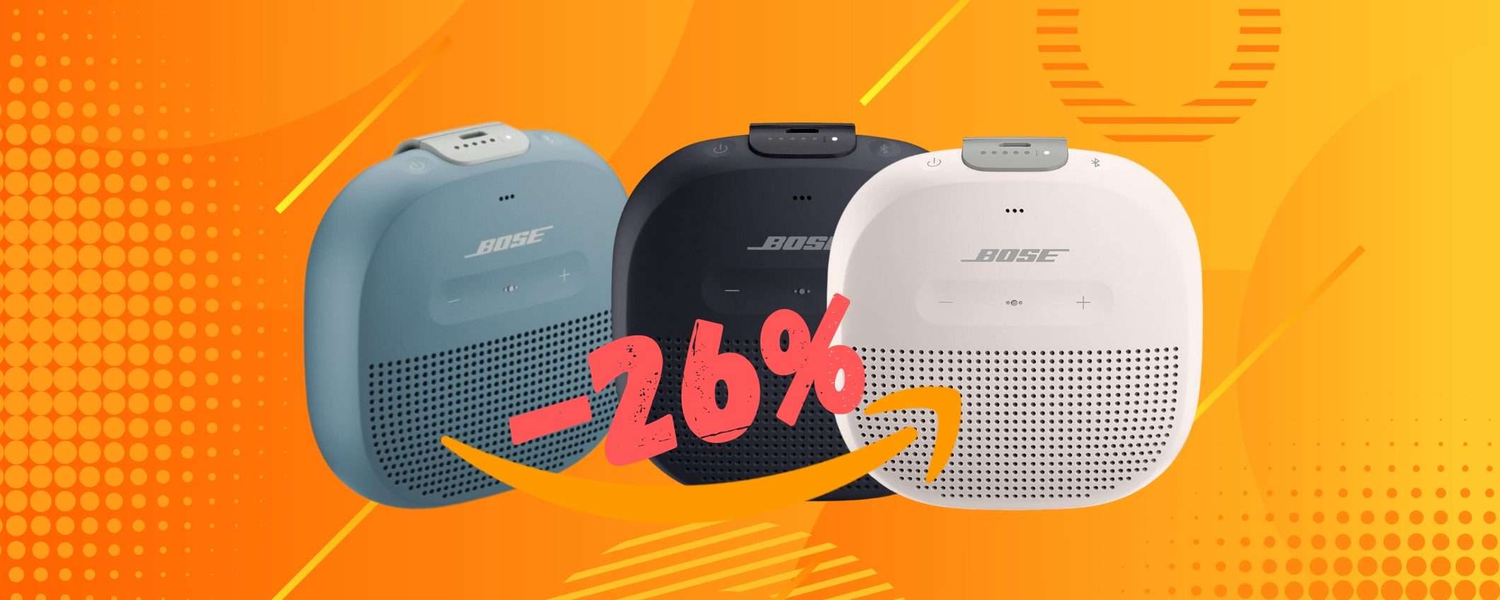 Bose SoundLink Micro: speaker MINI anche nel PREZZO (-26%) Bose SoundLink Micro: speaker MINI anche nel PREZZO (-26%)