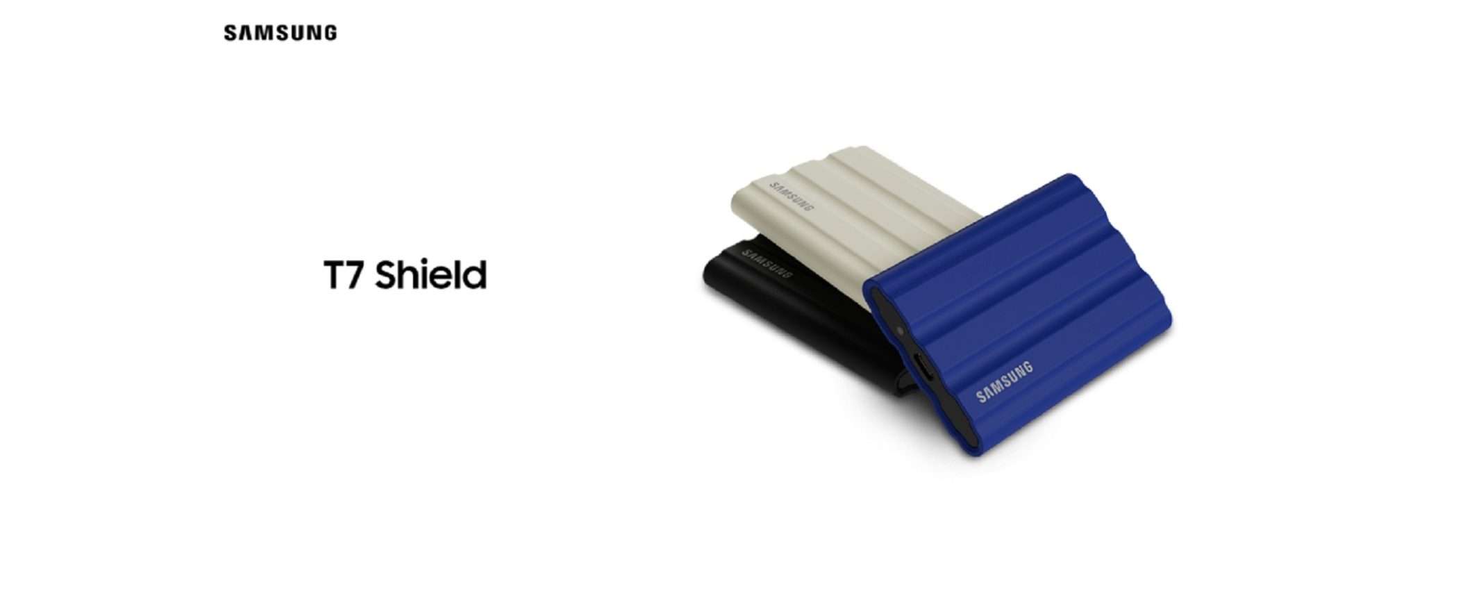SSD esterno Samsung T7 Shield da 1TB scontato del 35% su Amazon