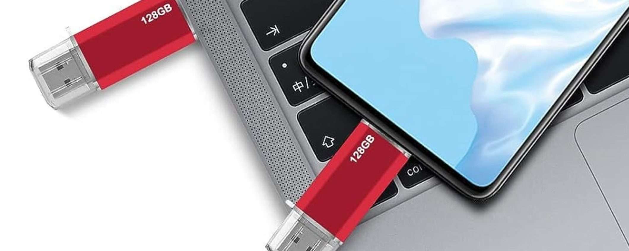Chiavetta USB 128GB a pochi spiccioli su Amazon: tua a 6,99€ (-42%) Chiavetta USB 128GB a pochi spiccioli su Amazon: tua a 6,99€ (-42%)