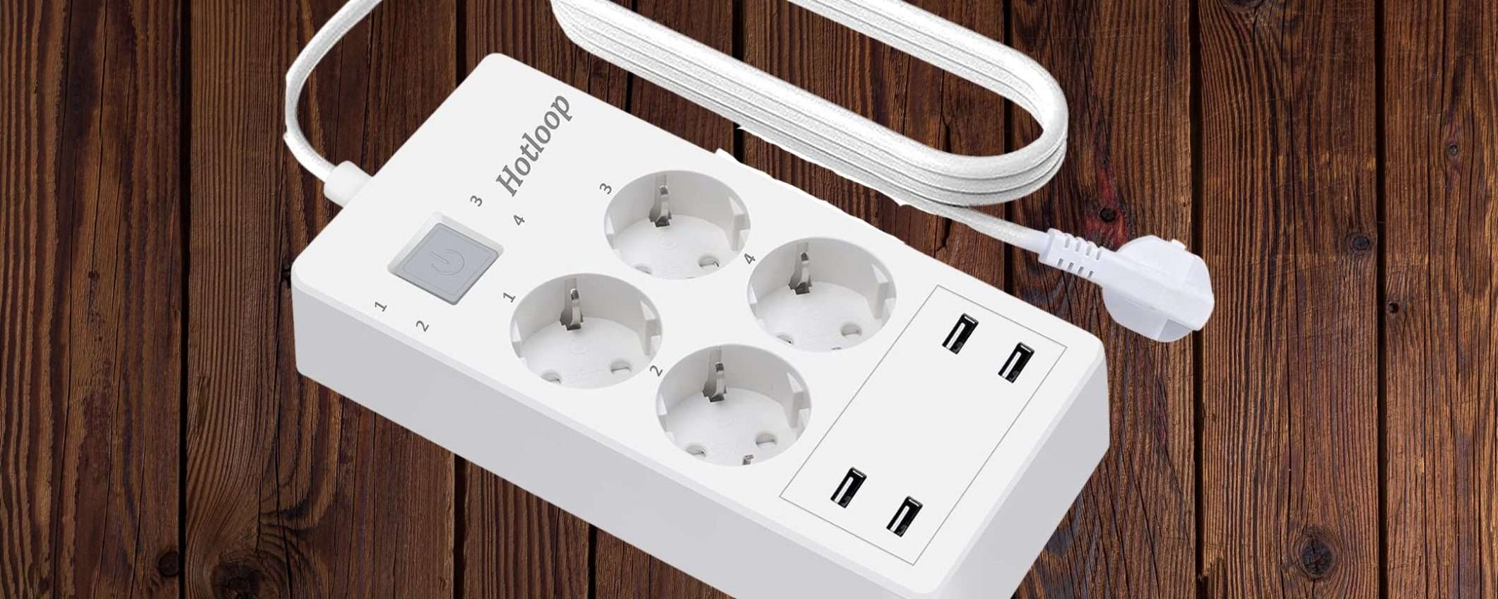 Ciabatta SMART 8 in 1 al prezzo che MAI penseresti su Amazon (21€) Ciabatta SMART 8 in 1 al prezzo che MAI penseresti su Amazon (21€)