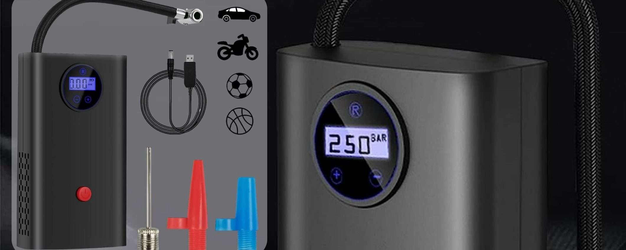 Potente compressore portatile WIRELESS a prezzo ridicolo su Amazon (22€) Potente compressore portatile WIRELESS a prezzo ridicolo su Amazon (22€)