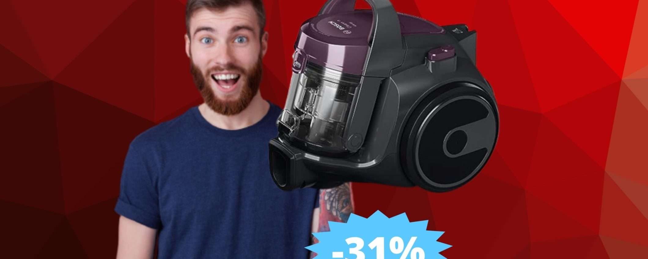 Aspirapolvere Bosch Serie 2: pulizia avanzata in MEGA sconto Aspirapolvere Bosch Serie 2: pulizia avanzata in MEGA sconto
