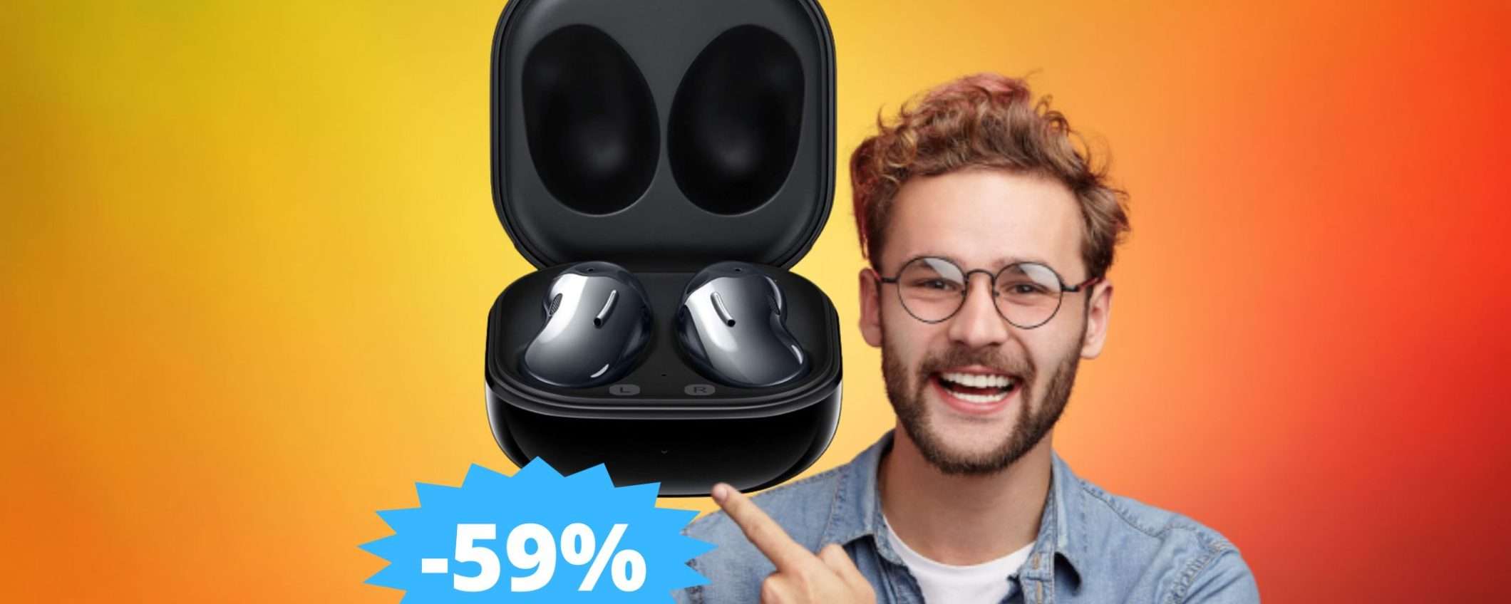 Samsung Galaxy Buds Live: un AFFARE imperdibile (-59%) Samsung Galaxy Buds Live: un AFFARE imperdibile (-59%)