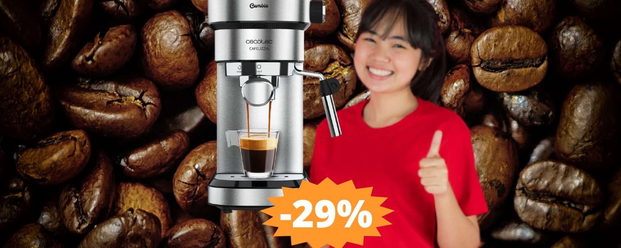 Cecotec Cafelizzia: caffettiera premium in SUPER sconto Cecotec Cafelizzia: caffettiera premium in SUPER sconto