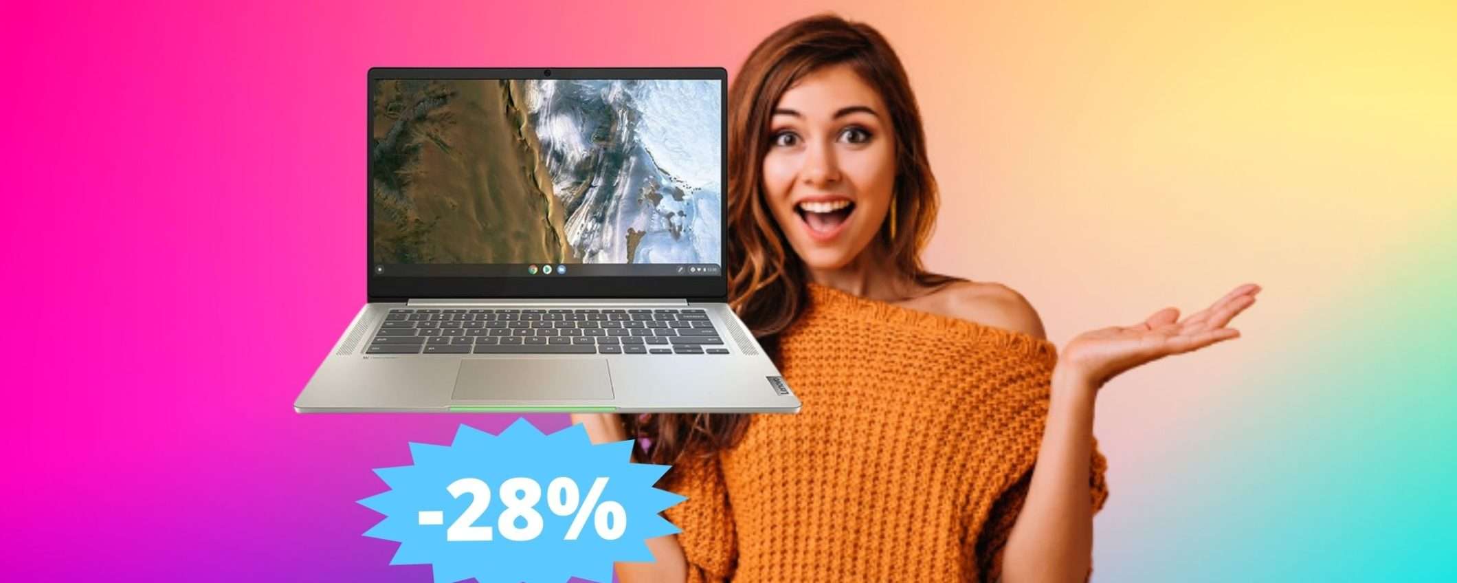 Chromebook Lenovo IdeaPad 5: SUPER sconto del 28%