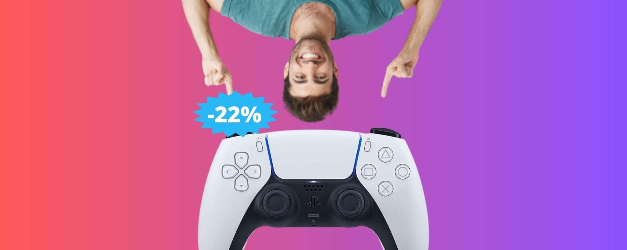 Controller Sony PlayStation 5 DualSense: SUPER sconto del 22% Controller Sony PlayStation 5 DualSense: SUPER sconto del 22%