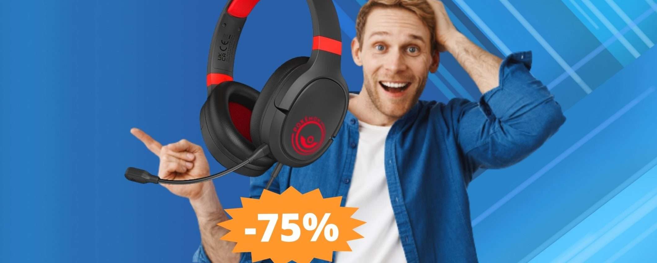 Cuffie da Gaming POKEMON: AFFARE incredibile del 75% Cuffie da Gaming POKEMON: AFFARE incredibile del 75%