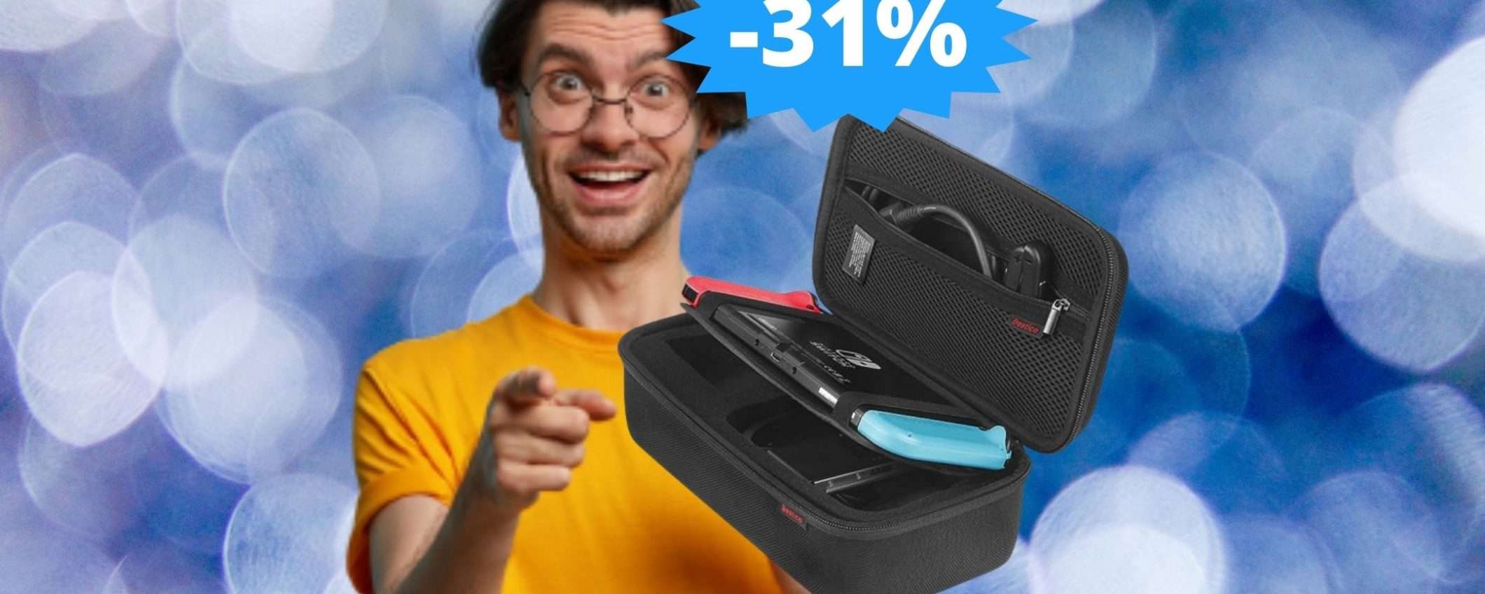 Custodia per Nintendo Switch: un'OCCASIONE da non perdere Custodia per Nintendo Switch: un'OCCASIONE da non perdere