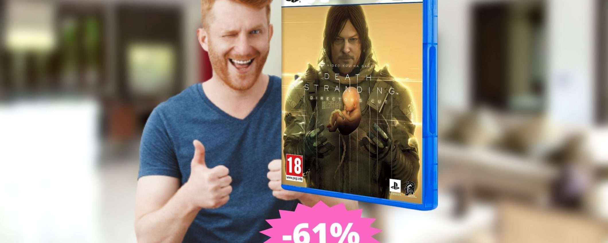 Death Stranding Director's Cut PS5: prezzo BOMBA (-61%) Death Stranding Director's Cut PS5: prezzo BOMBA (-61%)