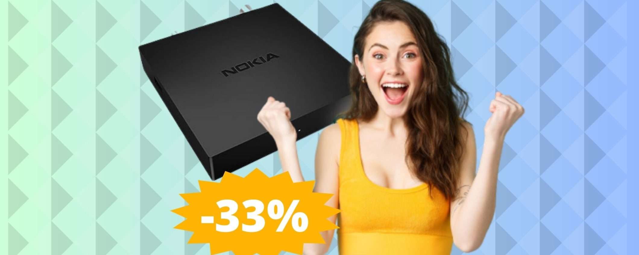 Decoder DVB-T2 Nokia: su Amazon ritorna in grande sconto (-33%) Decoder DVB-T2 Nokia: su Amazon ritorna in grande sconto (-33%)