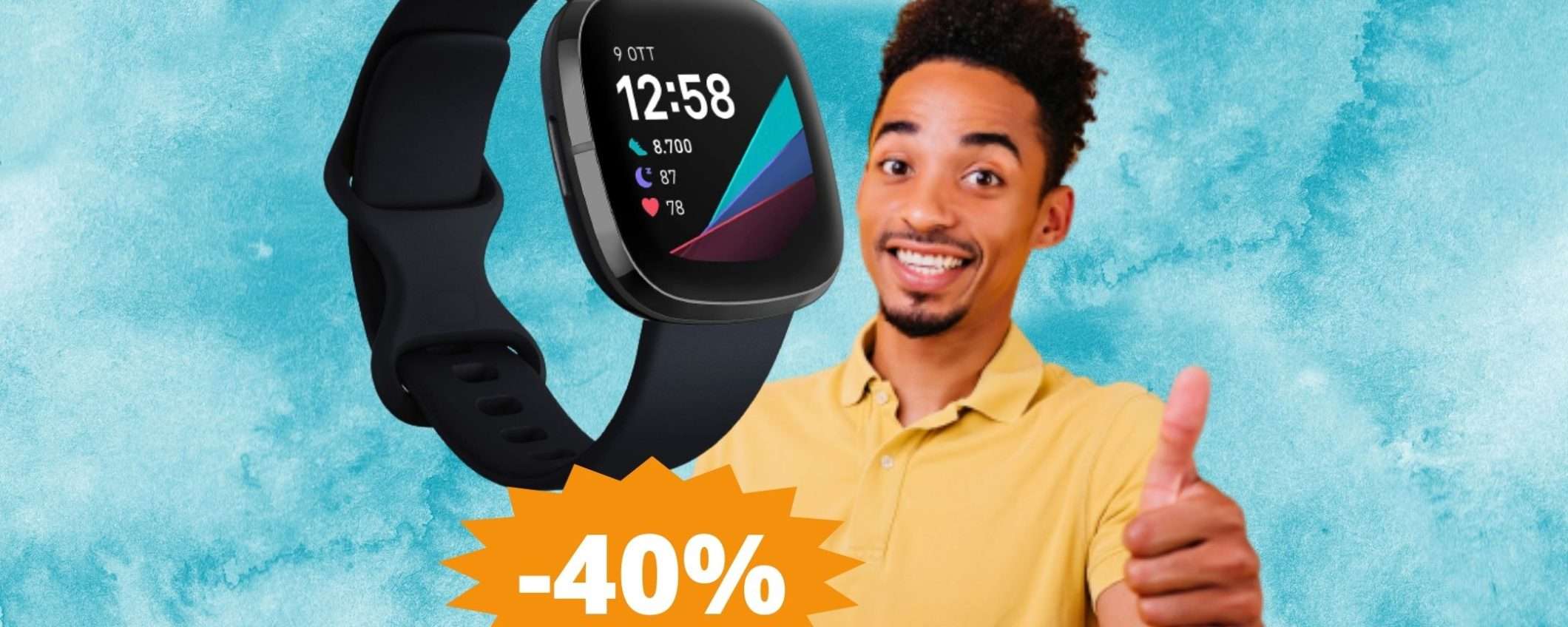 Fitbit Sense: la potenza al tuo polso, in MEGA sconto del 40% Fitbit Sense: la potenza al tuo polso, in MEGA sconto del 40%