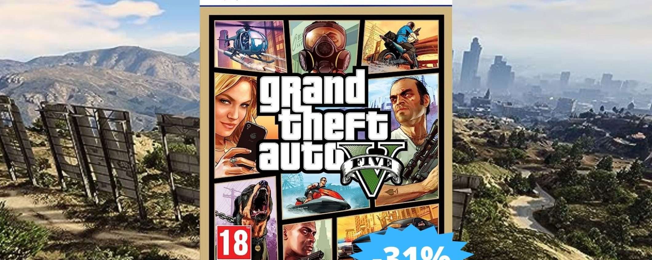 GTA 5 per PS5: l'avventura infinita in MEGA sconto GTA 5 per PS5: l'avventura infinita in MEGA sconto