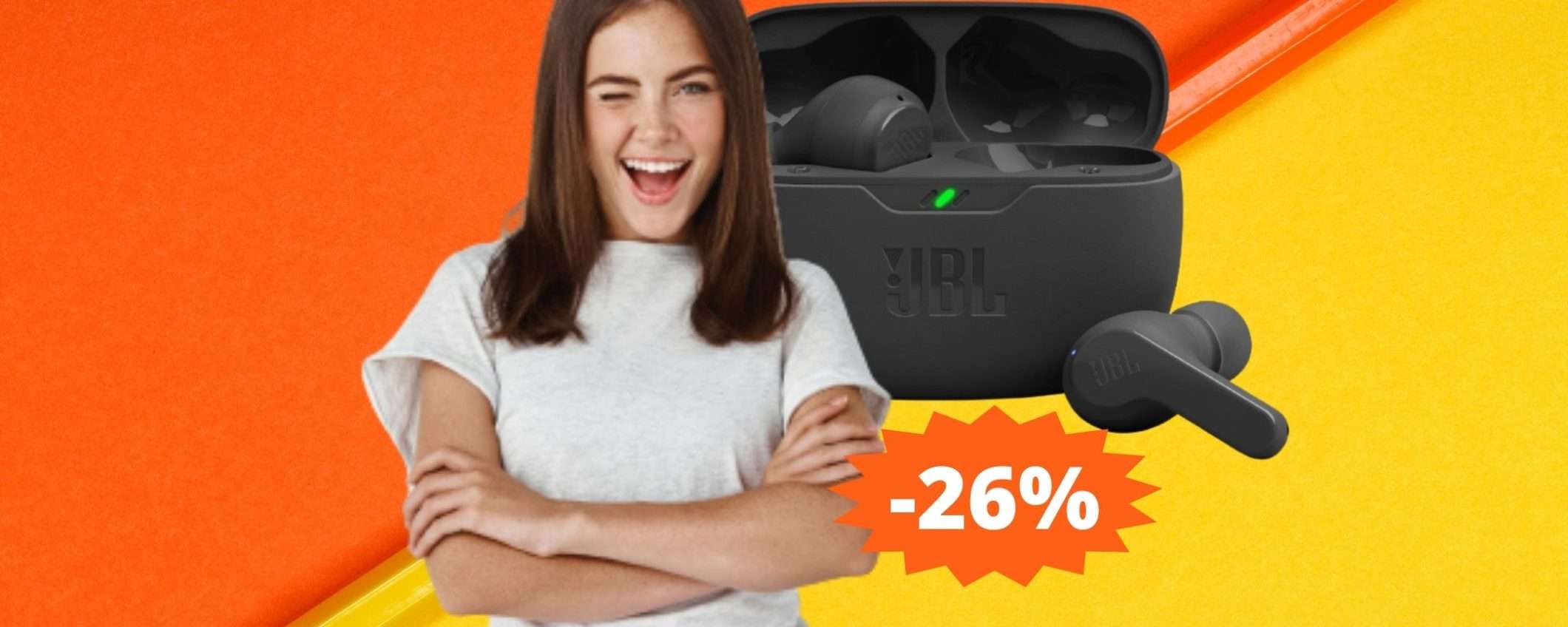 Auricolari JBL Wave Beam: qualità audio impareggiabile a questo prezzo Auricolari JBL Wave Beam: qualità audio impareggiabile a questo prezzo
