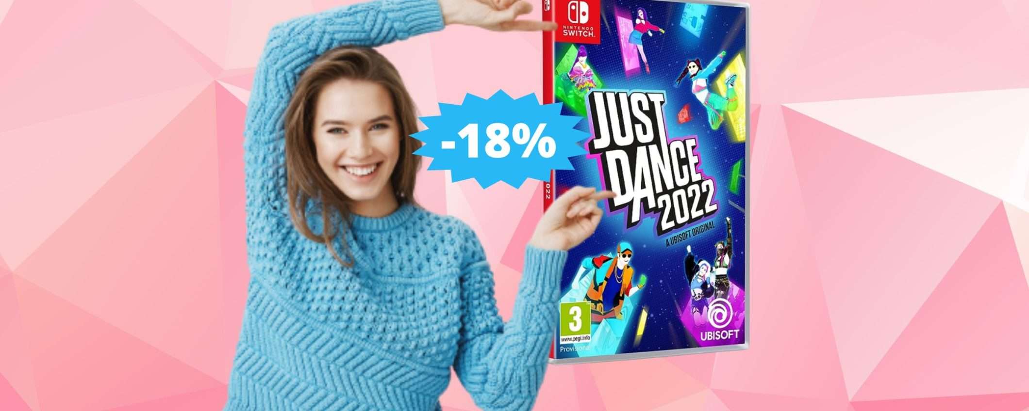 Just Dance 2022 per Nintendo Switch: lo SCONTO che cercavi Just Dance 2022 per Nintendo Switch: lo SCONTO che cercavi