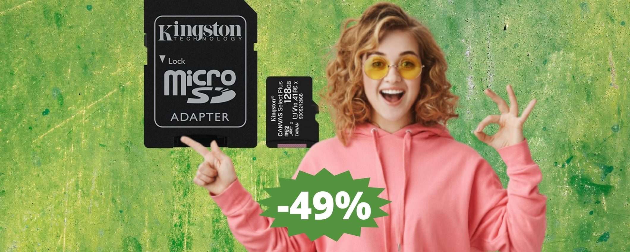 Scheda di Memoria microSD Kingston: un'affare da non perdere Scheda di Memoria microSD Kingston: un'affare da non perdere