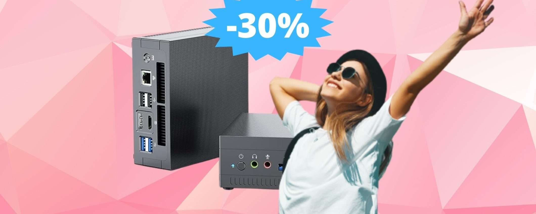 Mini PC NiPoGi: potenza e versatilità ad un prezzo RIDICOLO su Amazon