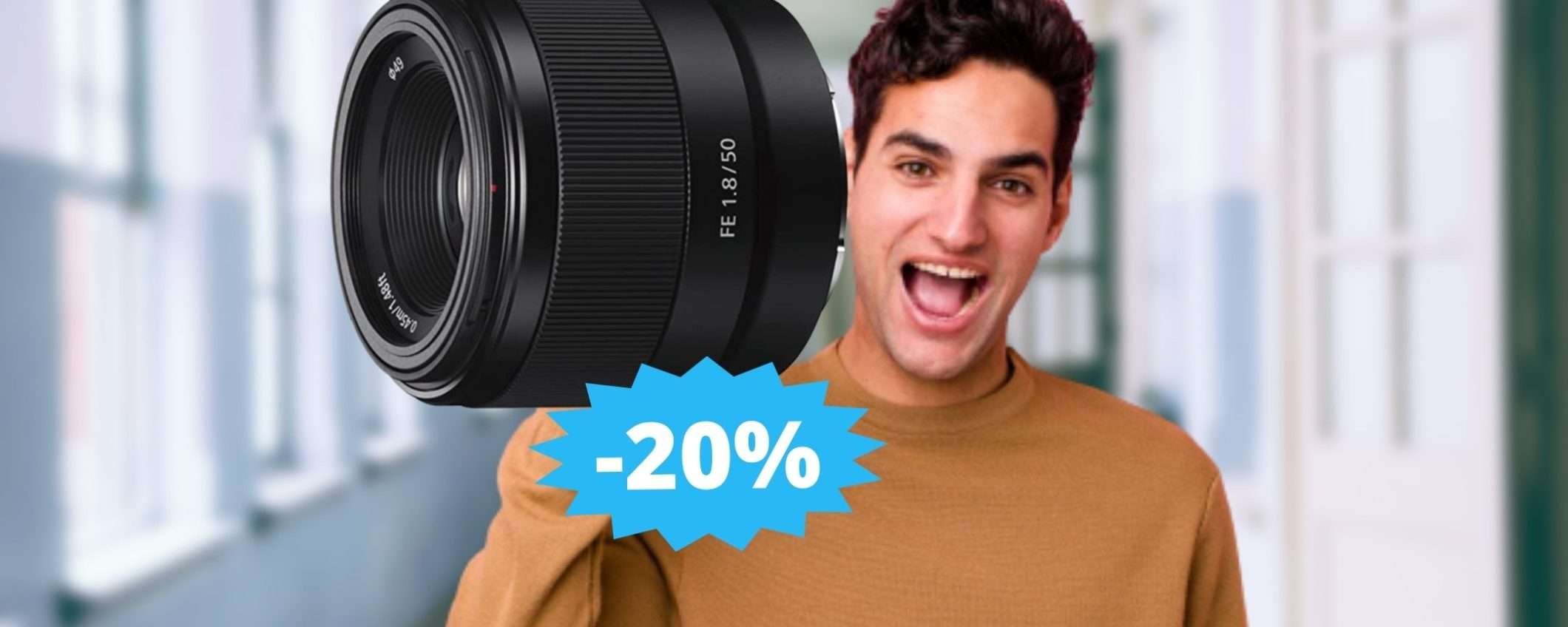 Obiettivo Sony SEL-50F18F: finalmente è in SCONTO su Amazon Obiettivo Sony SEL-50F18F: finalmente è in SCONTO su Amazon