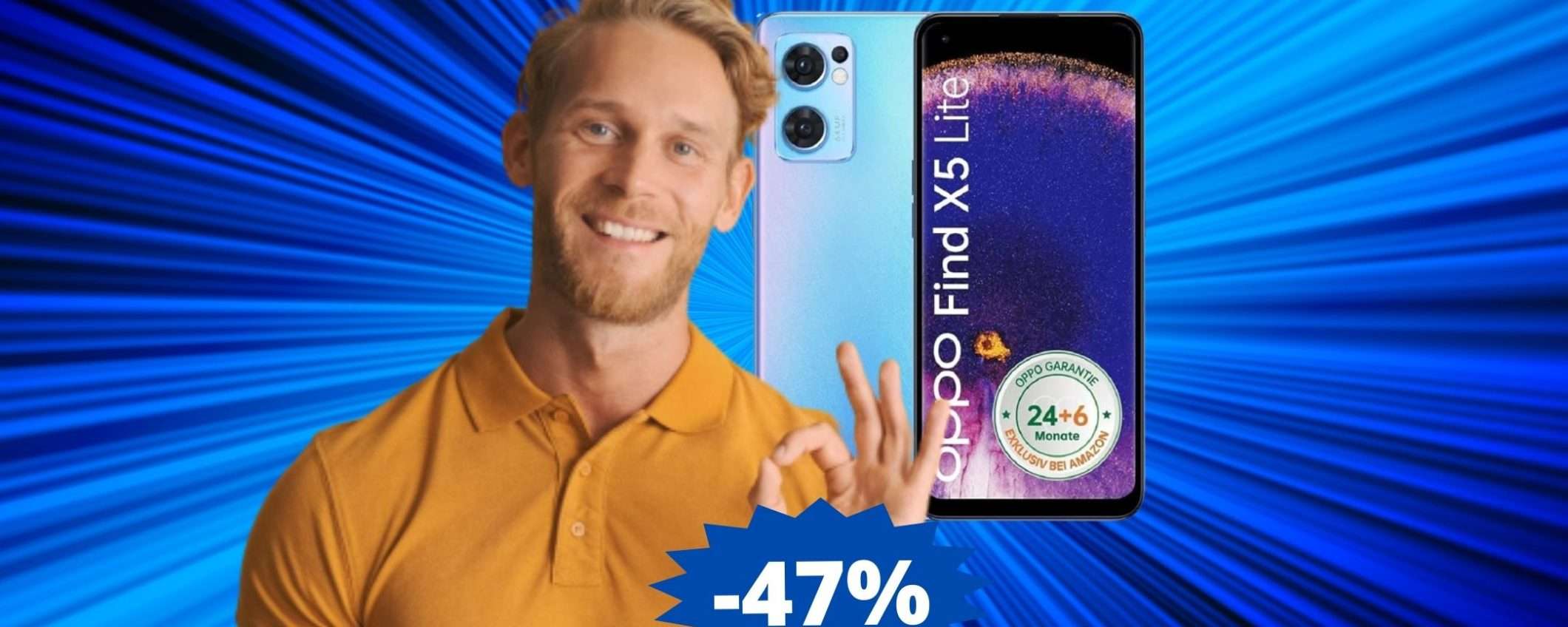 Oppo Find X5 Lite: il medio gamma definitivo (-47%) Oppo Find X5 Lite: il medio gamma definitivo (-47%)