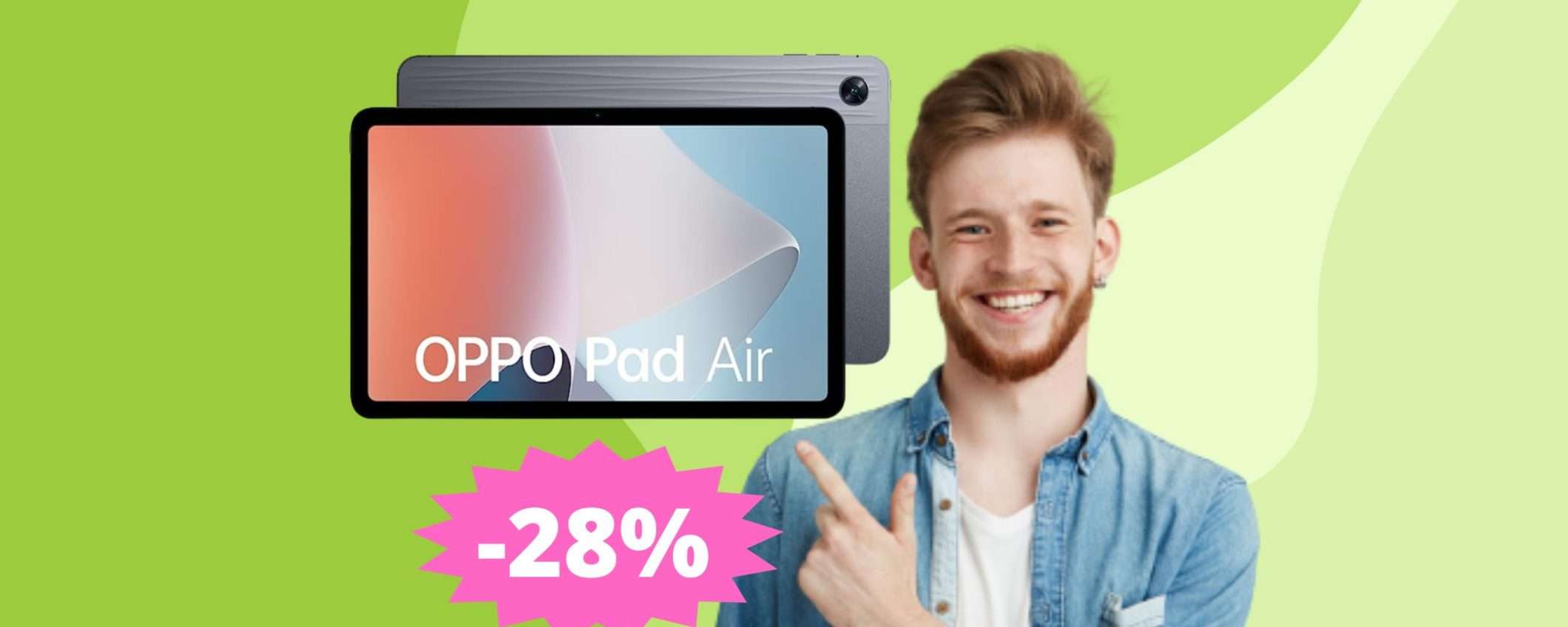 OPPO Pad Air: ora in SUPER sconto del 28% su Amazon OPPO Pad Air: ora in SUPER sconto del 28% su Amazon