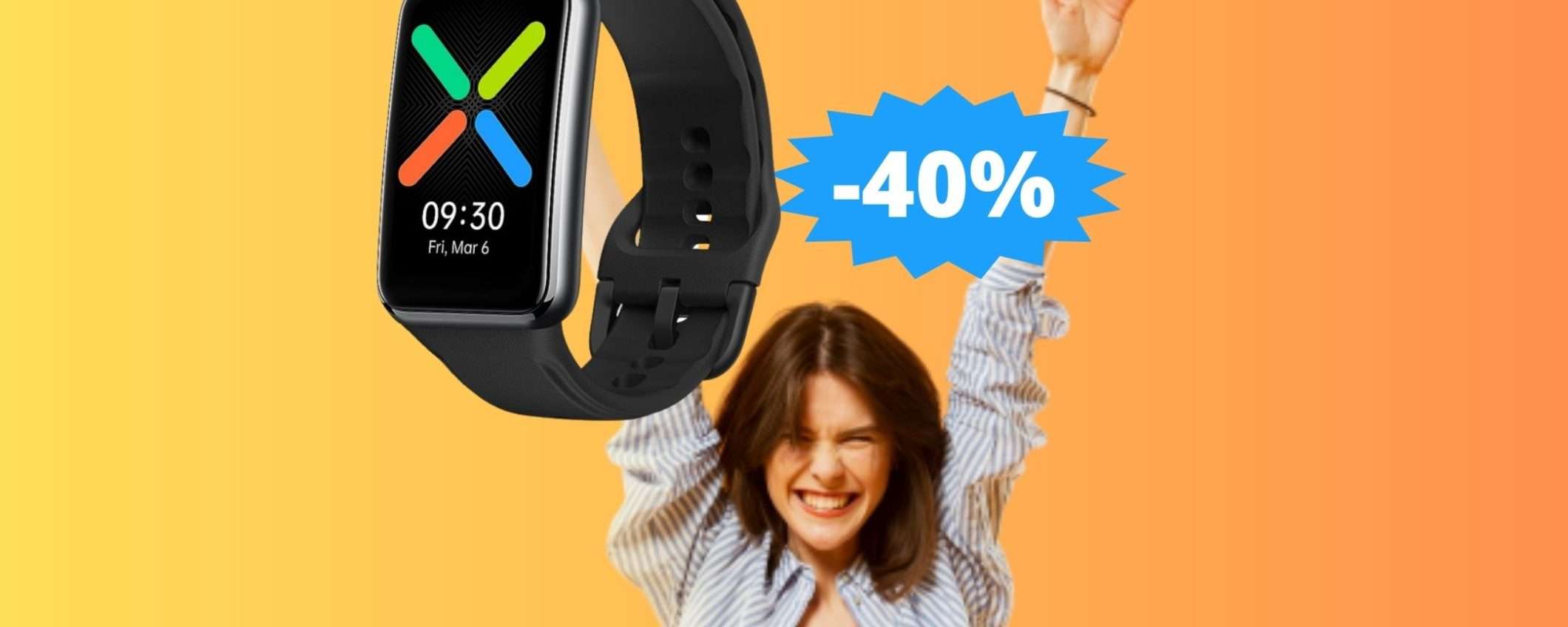 OPPO Watch Free: MEGA sconto del 40% su Amazon OPPO Watch Free: MEGA sconto del 40% su Amazon