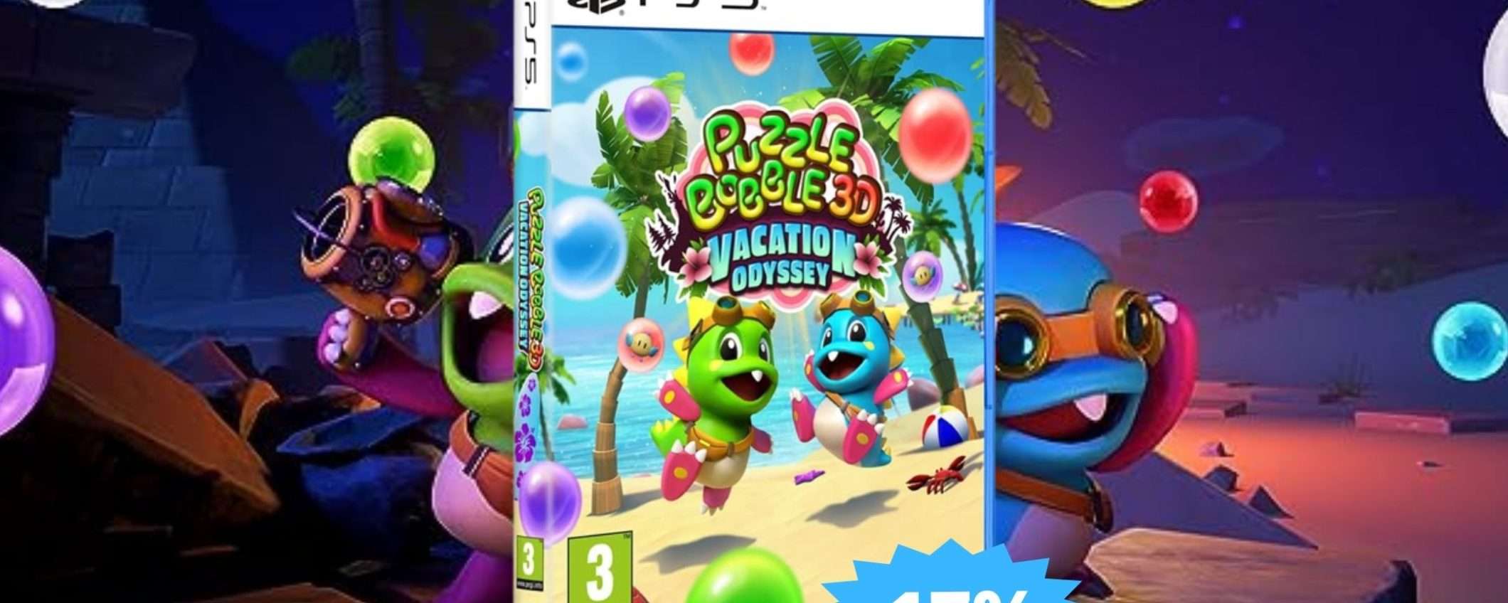 Puzzle Bobble 3D PS5: rivivi la magia degli anni '90 (-17%) Puzzle Bobble 3D PS5: rivivi la magia degli anni '90 (-17%)