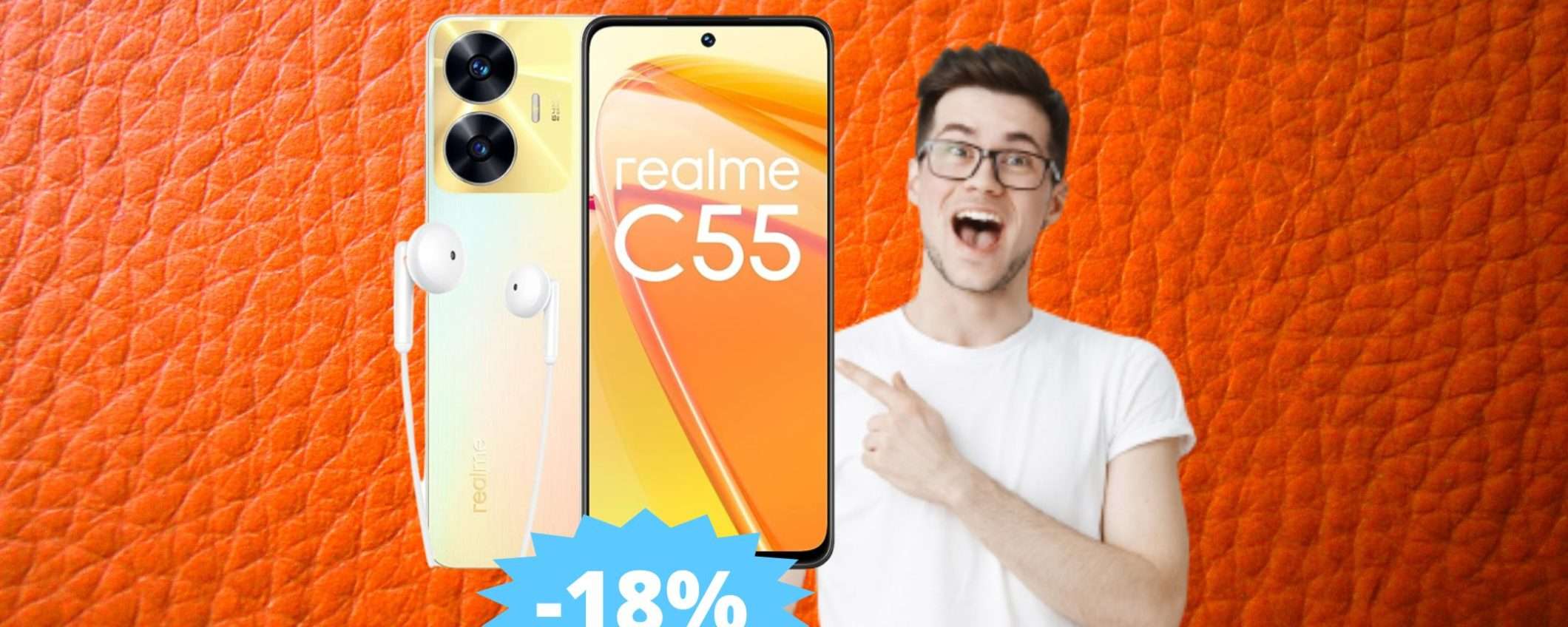 Realme C55: un affidabile compagno in SCONTO su Amazon