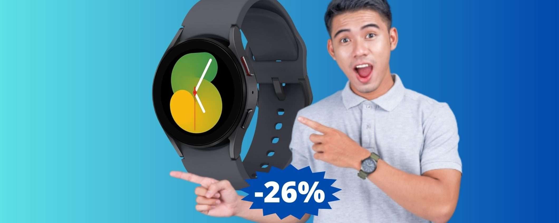 Samsung Galaxy Watch5: il RE Android in MEGA sconto Samsung Galaxy Watch5: il RE Android in MEGA sconto