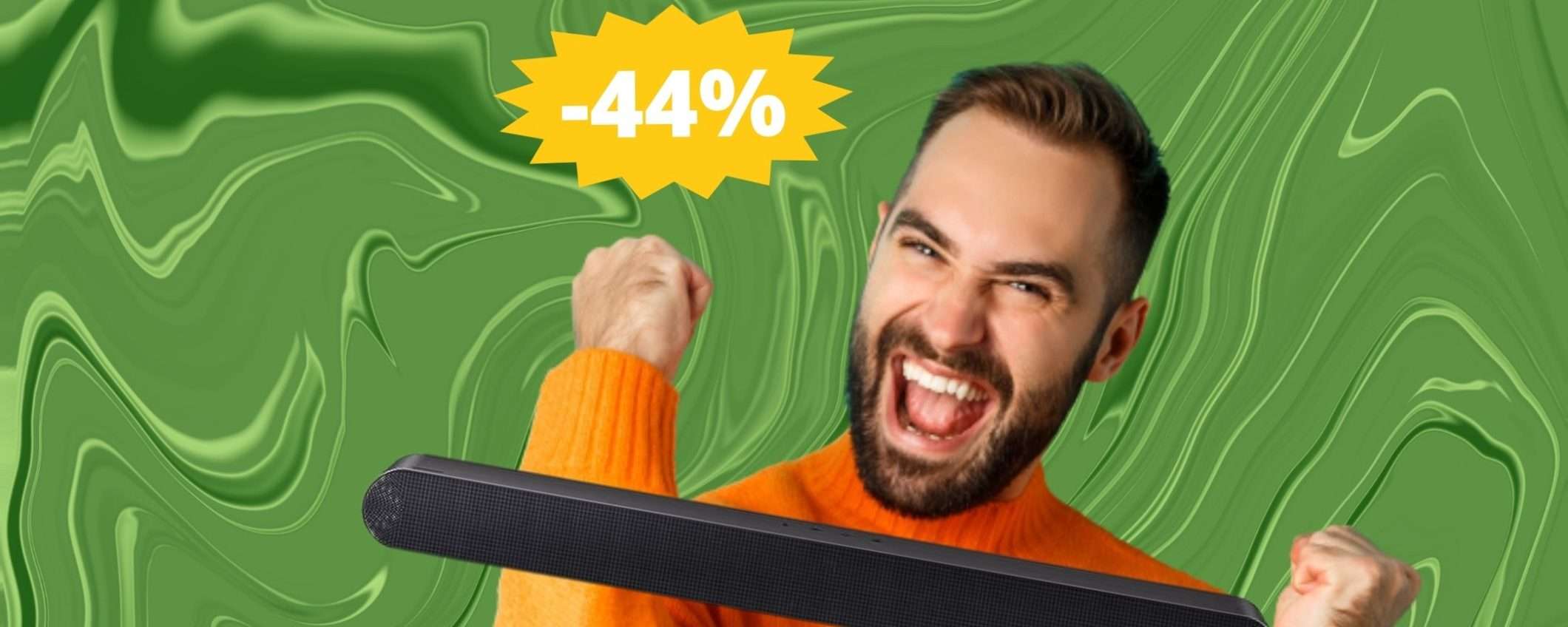 Soundbar Samsung: l'eccellenza in MEGA sconto del 44% Soundbar Samsung: l'eccellenza in MEGA sconto del 44%