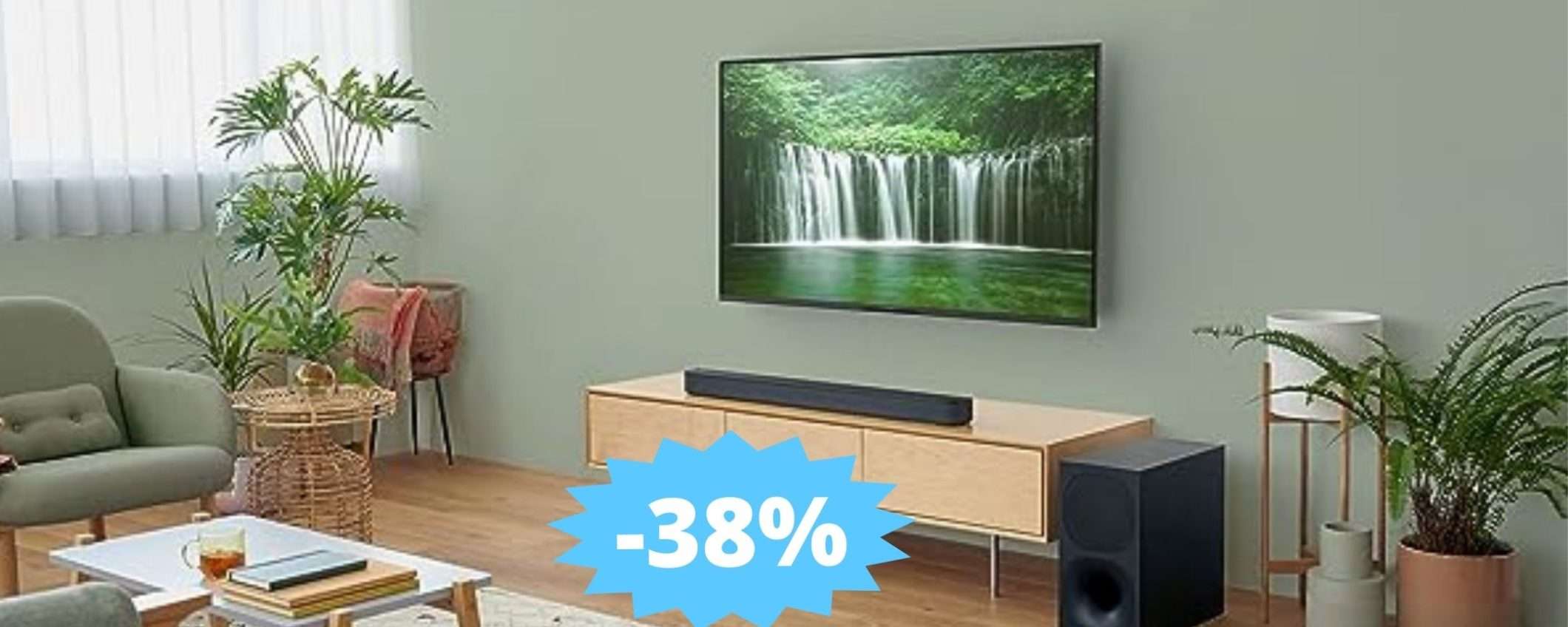 Soundbar Sony HT-S400: MEGA sconto del 38% su Amazon Soundbar Sony HT-S400: MEGA sconto del 38% su Amazon