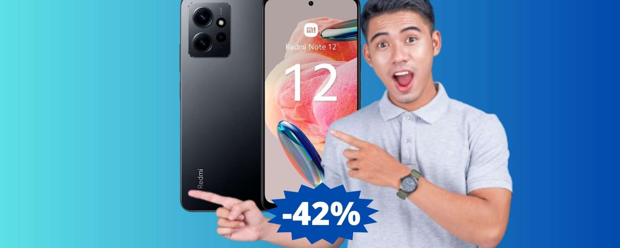 Xiaomi Redmi Note 12: la perfezione a portata di mano (-42%)