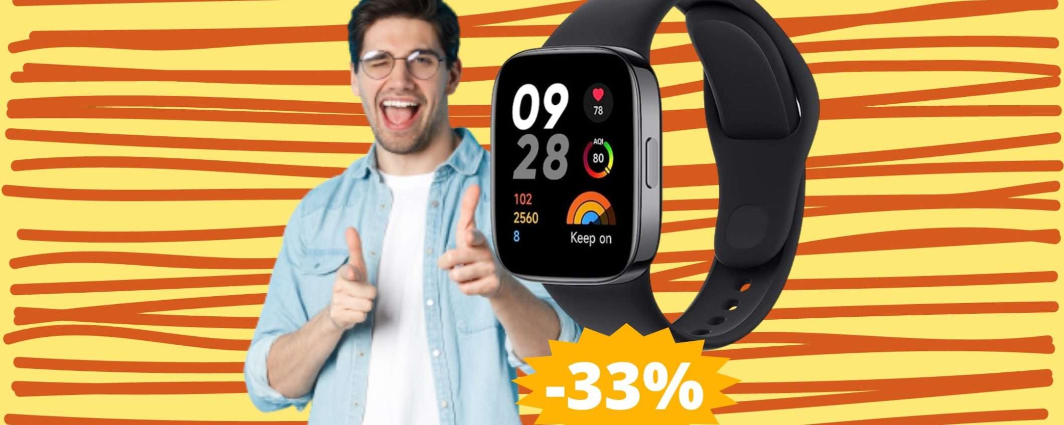 Xiaomi Redmi Watch 3: MEGA sconto del 33% su Amazon Xiaomi Redmi Watch 3: MEGA sconto del 33% su Amazon