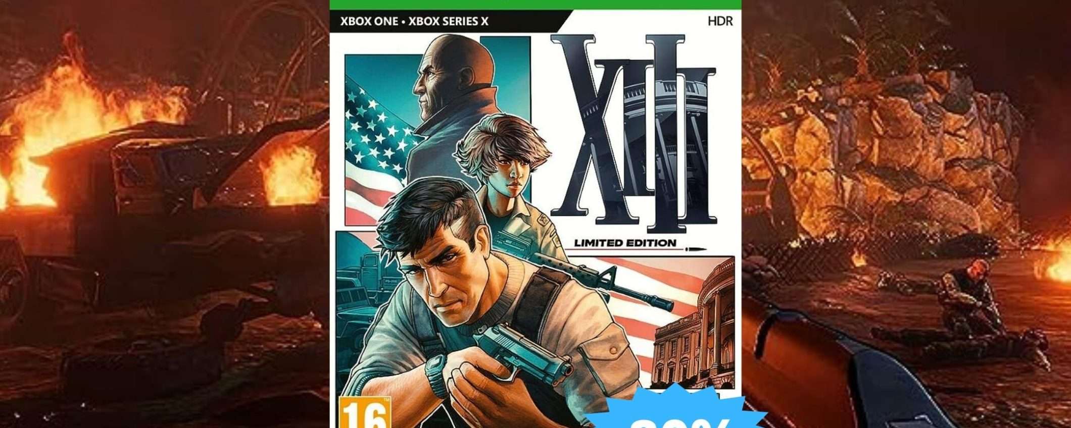 XIII Limited Edition per Xbox: prezzo BOMBA su Amazon (-80%) XIII Limited Edition per Xbox: prezzo BOMBA su Amazon (-80%)