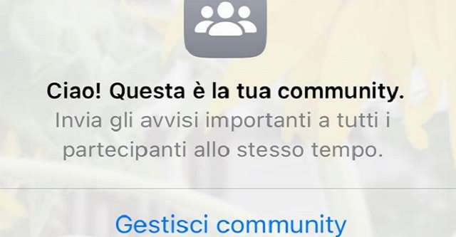 Come creare una community su Whatsapp