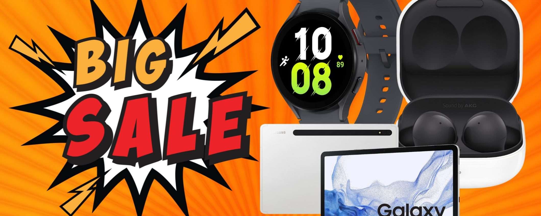 Samsung FUORITUTTO d'eccellenza: il meglio a prezzo WOW (a partire da 11€) Samsung FUORITUTTO d'eccellenza: il meglio a prezzo WOW (a partire da 11€)
