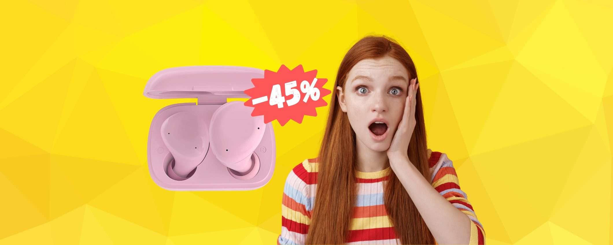 Eonobuds 2 in DOPPIO SCONTO e il prezzo finale è di SOLI 18€ Eonobuds 2 in DOPPIO SCONTO e il prezzo finale è di SOLI 18€