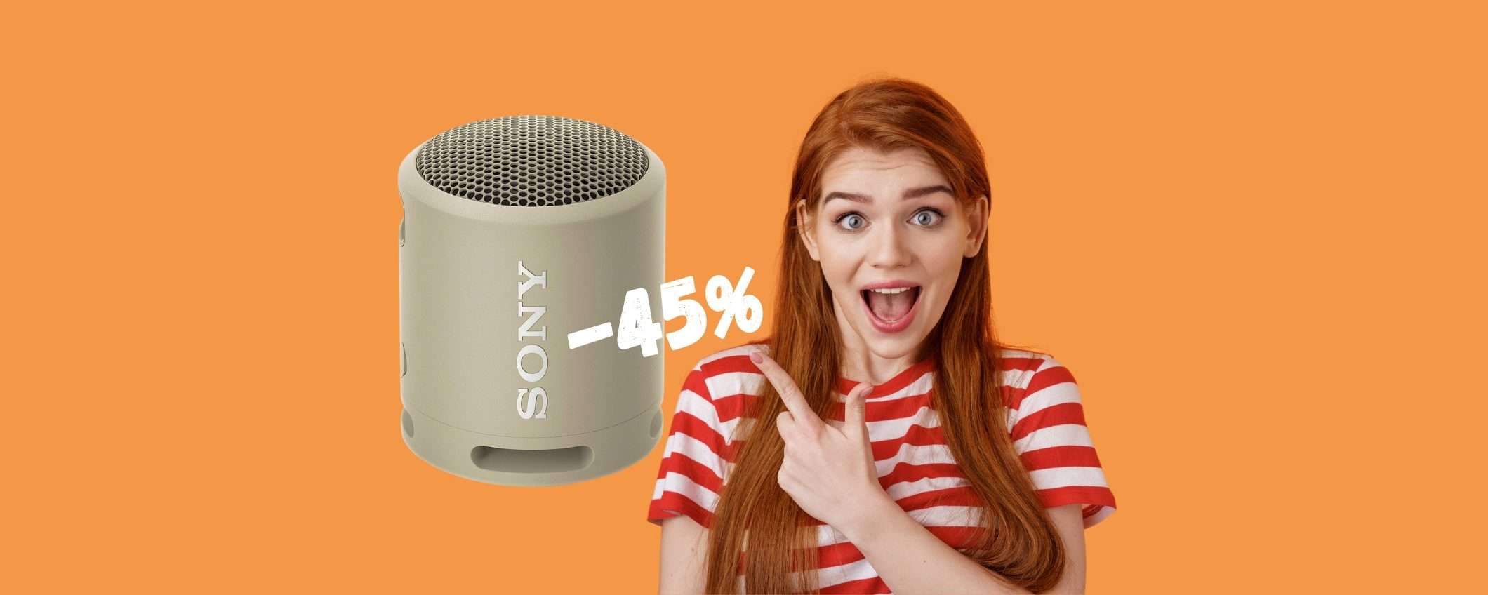 Il fantastico speaker Sony SRS-XB13 in SCONTO del 45% su Amazon Il fantastico speaker Sony SRS-XB13 in SCONTO del 45% su Amazon