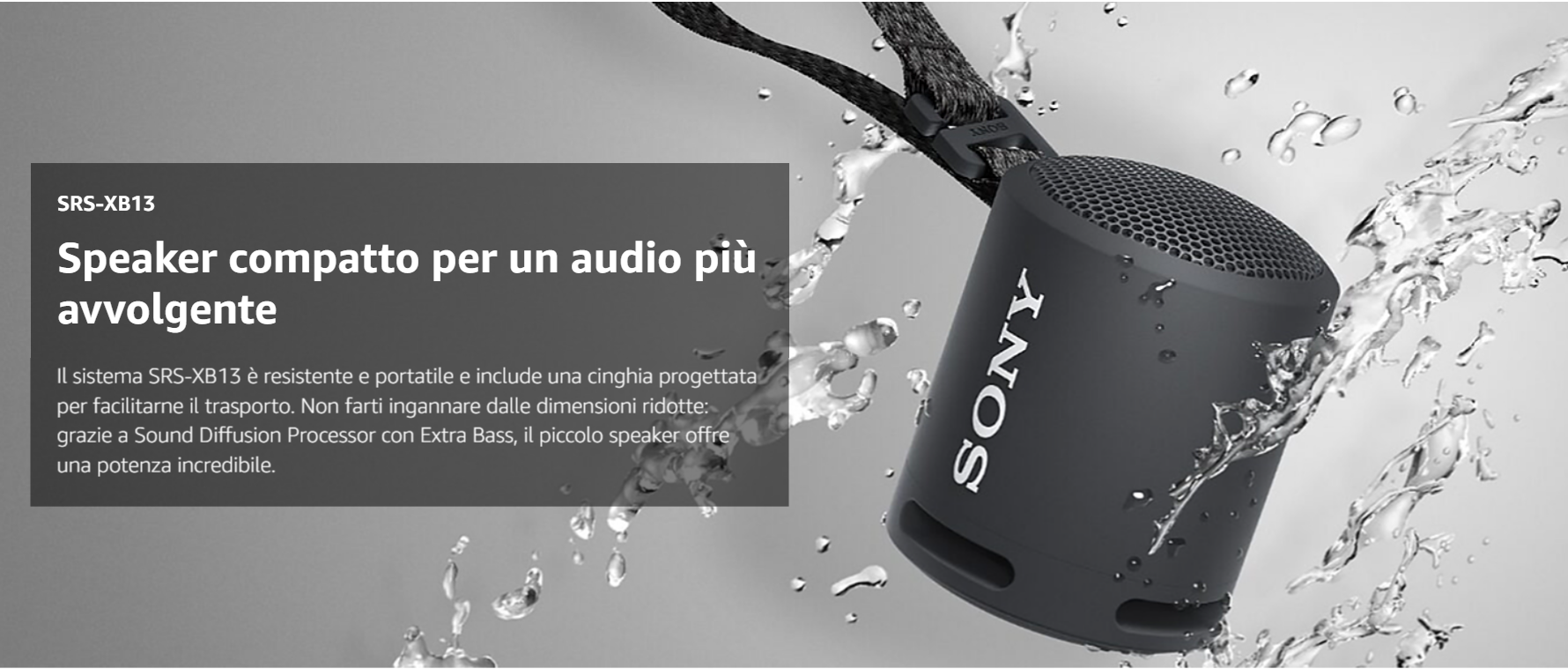 fantastico-speaker-sony-srs-xb13-sconto-45-amazon-design