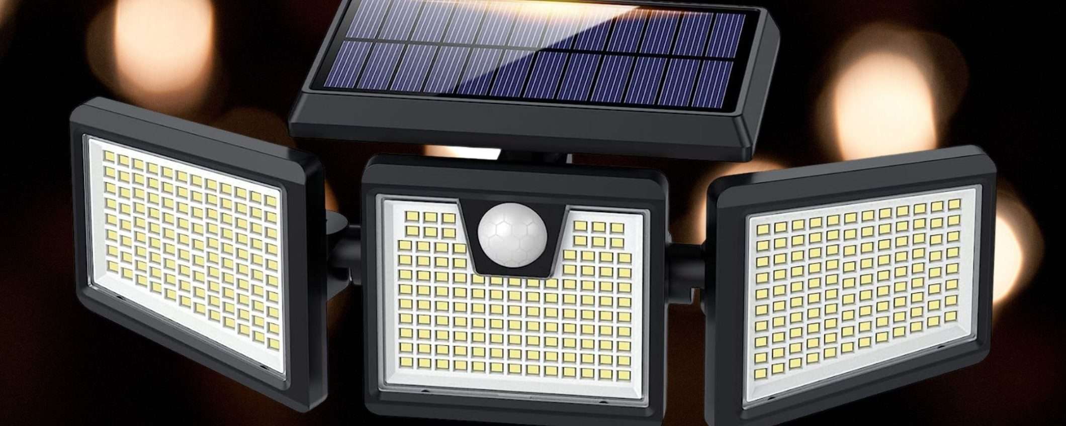 Una luce solare WOW a prezzo SHOCK: 3500 lumen e 3 teste indipendenti (21€) Una luce solare WOW a prezzo SHOCK: 3500 lumen e 3 teste indipendenti (21€)