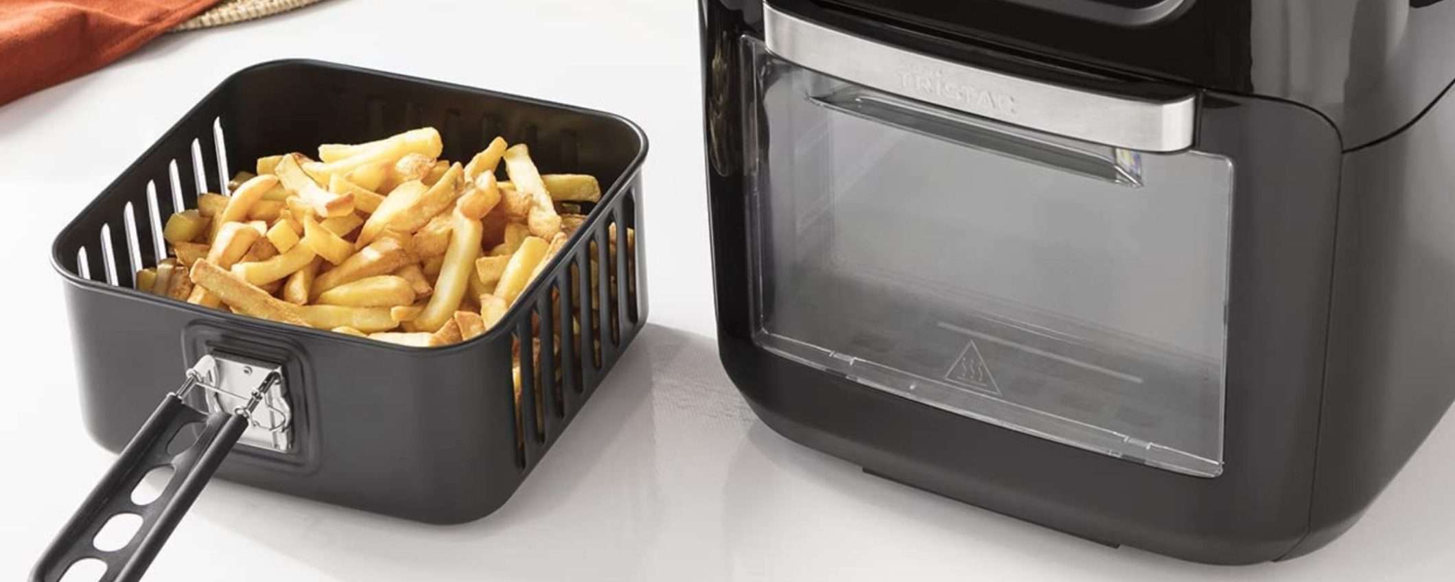 Friggitrice ad aria 10 litri, promo WOW: scopri la cottura a 360 gradi (79€) Friggitrice ad aria 10 litri, promo WOW: scopri la cottura a 360 gradi (79€)