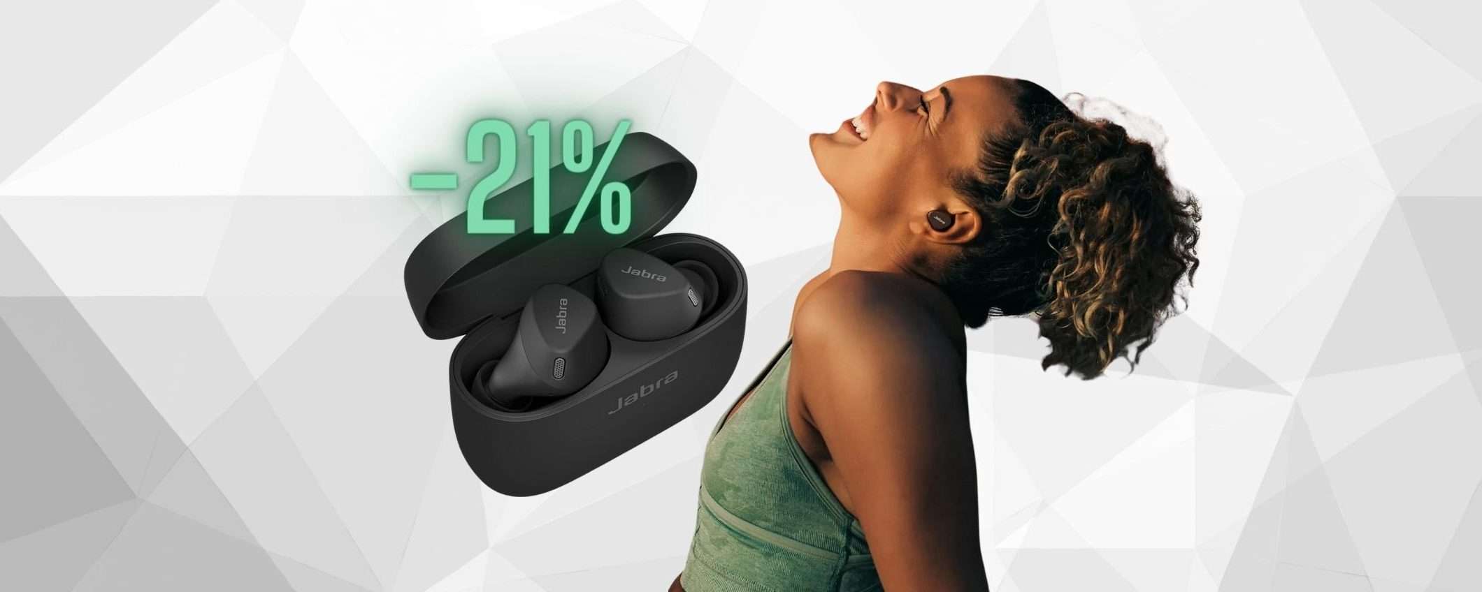 Jabra Elite 3 Active: auricolari wireless senza compromessi (-21%) Jabra Elite 3 Active: auricolari wireless senza compromessi (-21%)