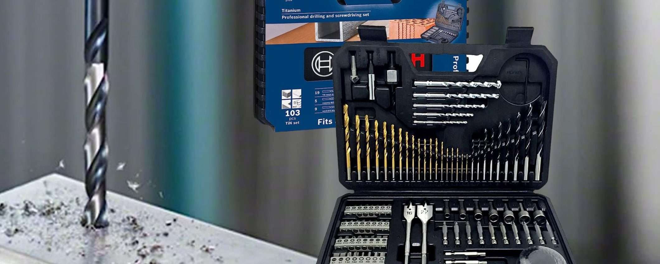 Bosch: MEGA kit 103 in 1 (professionale) a prezzo ridicolo su Amazon (23€) Bosch: MEGA kit 103 in 1 (professionale) a prezzo ridicolo su Amazon (23€)