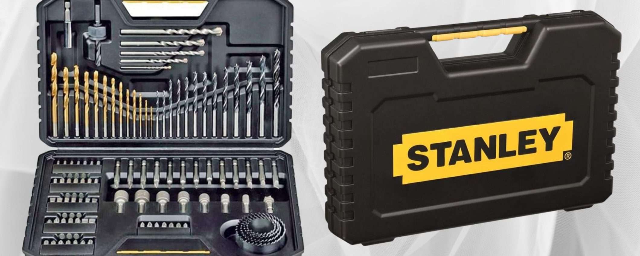 Stanley, fai da te PREMIUM: mega kit 100 in 1 a prezzo ridicolo su Amazon (25€) Stanley, fai da te PREMIUM: mega kit 100 in 1 a prezzo ridicolo su Amazon (25€)