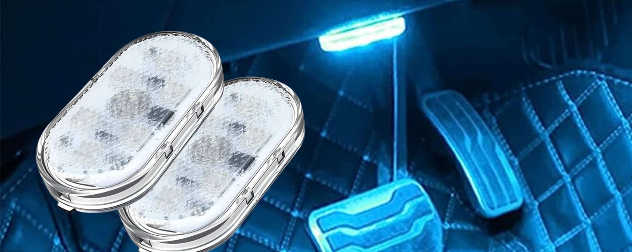 Luce per auto multicolore ricaricabile a 4,99€: una GENIALATA Luce per auto multicolore ricaricabile a 4,99€: una GENIALATA