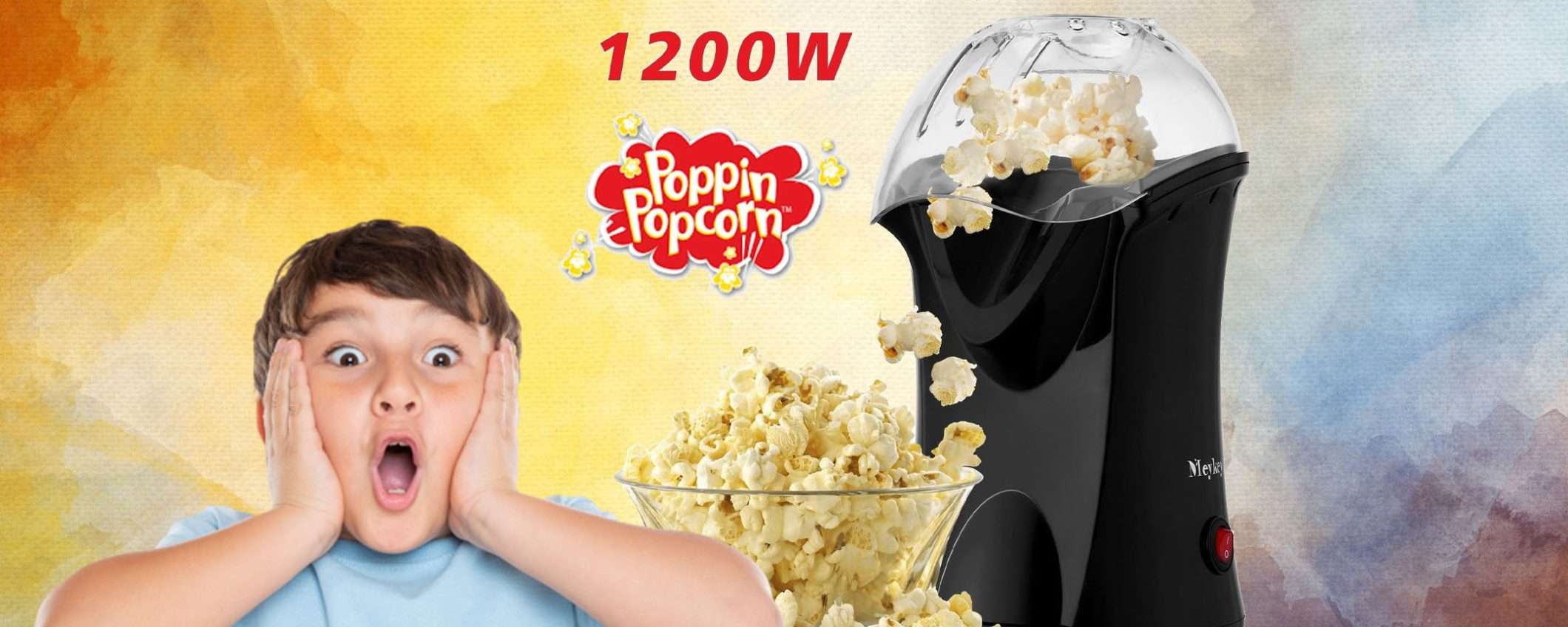 Macchina per popcorn in sconto su Amazon: snack pronti in 3 minuti Macchina per popcorn in sconto su Amazon: snack pronti in 3 minuti