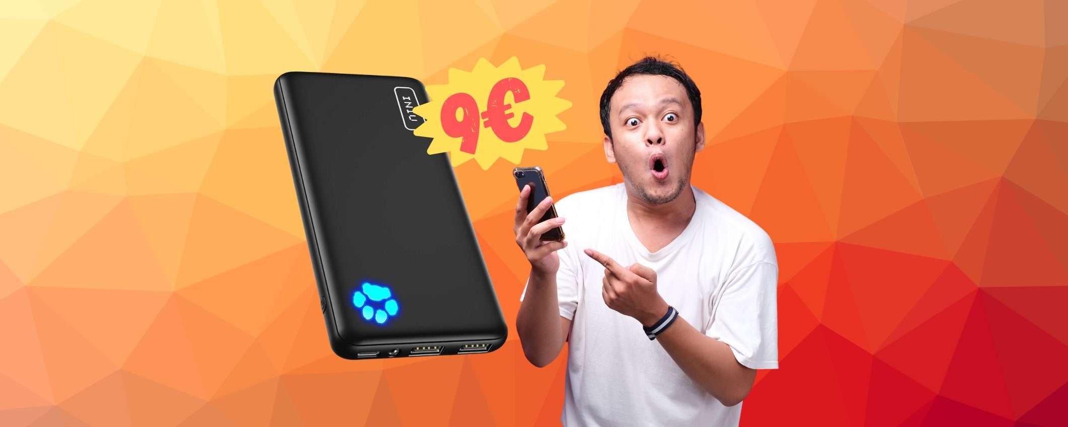 Mai più la batteria scarica con il power bank INIU potentissimo a 9€ Mai più la batteria scarica con il power bank INIU potentissimo a 9€