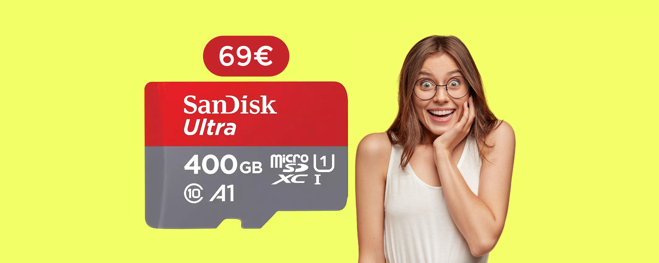 MicroSD 400GB: memoria INTERMINABILE ad un prezzo ridicolo
